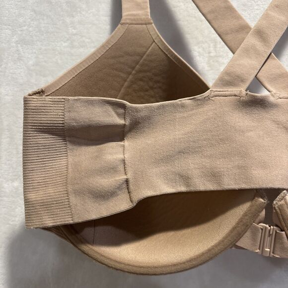 Spanx Women's Smooth Bra-llelujah Lightly Lined Crossback Bra 38DD Beige Nude - Picture 9 of 15